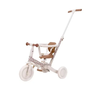 Little Dutch Driewieler + duwstang wit